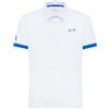 SUN68 Polo con Maxi Logo in Cotone (IT, Testo, XXL, Regular, Regular, Bianco)