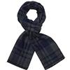 soul young Grandi Scozzese Sciarpa Uomo Inverno - Tartan Plaid Oversize Morbida Scialle con un Regalo(Blu Grigio Plaid)