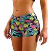 FLADY Costume da bagno mestruale per donne e ragazze adolescenti, costume da bagno a prova di perdite con pantaloncini mestruali integrati, colore nero, slip bikini a vita alta, costume da bagno da