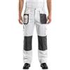 Neo Tools Set Professionale di Pantaloni da Lavoro (Pantaloni, Giacca, Ginocchiere), Colore Bianco, Pantaloni di Sicurezza, Abbigliamento da Lavoro, Abbigliamento da Lavoro, Pantaloni da Pittore,
