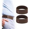 BeltBro Cintura elastica da uomo Titan senza fibbia: adatta a passanti per cintura da 1,5 pollici, comoda e facile da usare, Marrone, 2 Small: Men's 26-34 Waist