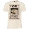 One Piece - Zoro Wanted Poster - T Shirt Uomo Donna e Ragazzo - Maglietta Ufficiale Anime in Cotone - Ricompensa di 1.111 Milioni Berry, Maglia Idea Regalo Fan XS
