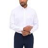 Eterna Maniche Lunghe Comfort Fit Cover Camicia Twill Bianco Uni, 44 Uomo