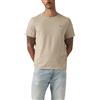 Levi's T-Shirt Girocollo, con Logo Ricamato sul Davanti, a Maniche Corte, Regular Fit, Colore White