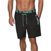 riverso RIVBobby - Costume da Bagno da Uomo, Pantaloncini Corti, Estivi, Sport, Spiaggia, con Coulisse, 100% Poliestere, Nero, Verde, Arancione, Rosso, S, M, L, XL, XXL, 3XL, 4XL, 5XL
