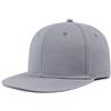 Zylioo Berretto oversize XXL Snapback, cappello con visiera piatta extra large, cappello strutturato in bianco per uomo donna, Grigio, XL/XXL