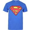 DC Comics DC Comic Superman Logo-T-shirt Uomo, Azul Royal, Small