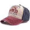 Elwow - Berretto da baseball da uomo, stile retrò, stile camionista, Colore 2, Etichettalia unica