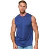 Merino.tech Canottiera Uomo Lana Merino - Intimo Lana Merino Attivo Canotte Uomo Leggere per Sport e Uso Quotidiano (XX-Large, Windsor Blue Tank)