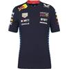 Castore Red Bull Racing T-shirt F1 Team Formula Ufficiale Formula 1 Blu Bambino (FR/ES, Età, 14 anni, Taglia normale, Cielo Notturno)