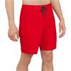 Quiksilver Swimwear Regular Fit Fixed Waist UPF 50 Quick Dry 21 inch Board Shorts Costume a Boxer, Quik Rosso, 36 Uomo