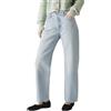 Levi's Donna Jeans 501 90s Ankle in Cotone, Straight Fit, Blu (By Your Side), W28/L29