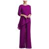 Botong 2 PC Chiffon Madre della Sposa Pantaloni Vestito Prom Abito Da Sera Vestito Da Donna Abiti Casual Wear