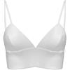 SilRiver Bralette in Raso di Seta da Donna, Reggiseno a Triangolo, Scollo a V, per Adolescenti e Giovani Adulte, Senza Ferretto