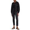 Levi's 724 High Rise Straight, Jeans Donna, Nero (Never Forget), 25W / 32L