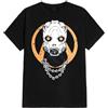 Borderlands Psycho Chain Uomo T-Shirt Nero 60% Cotone, 40% Poliestere Regular