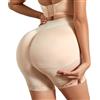 Super Deerlet Donne Culo Lifter Più Spessa Imbottito Culo Mutandine Pizzo Shapewear Hip Enhancer Falso Glutei Biancheria Intima, Imbottito in pizzo beige, M
