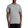 Lyle & Scott Uomo T-Shirt in Cotone Biologico Tinta Unita, Mid Grey Marl, XL