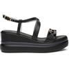 Nero Giardini E615953D Sandali Donna in Pelle - Nero 38 EU
