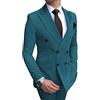Botong Abito da uomo vestibilità regolare doppio petto risvolto sposo smoking giacca pantaloni tuta da sposa