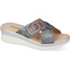 Valleverde Sandali Zeppa Blu 52101 BLU 40
