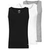 Puma Men's 3 Pack Ribbed Tank Tops Maglietta Intima Uomo (Pacco da 3)