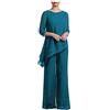 Botong 2 PC Chiffon Madre della Sposa Pantaloni Vestito Prom Abito Da Sera Vestito Da Donna Abiti Casual Wear