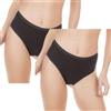 JADEA Slip Donna Midi, Offerta da 6 E 12 Pezzi, in Cotone BIELASTICO Art. 7002