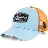 Blackskies Race Baseball cap | Uomo Donna Premium Trucker cap | Snapback Visiera Cappellino Basecap Blu-Arancione - Streetwear Outdoor Estate Tempo Libero