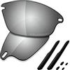 Saucer Lenti di ricambio premium e kit di gomma per occhiali da sole Oakley Fast Jacket OO9097