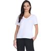 Skechers Pima V-Neck Tee T-Shirt Donna (Pacco da 1)