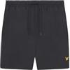 Lyle & Scott Costume da Bagno da Uomo, Tinta Unita, Nero Jet, XXL