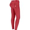 FREDDY - Wr.up® Superskinny 7/8 Vita Regular Similpelle - Special Edition, Donna, Rosso, Small