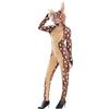 Walopola 1 costume da cervo | Tuta comoda da indossare per adulti con cappuccio, costume da cervo da donna per pigiama , M, 1