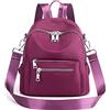 JIANLINST Mini Zaino Donna Moda Leggero Zaino Piccolo Borsa Tracolla Viola S
