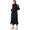 Fitouch Waukee Maxi-lange Daunen-parka Stadion-jacke Piumino lungo invernale da donna Donna (Pacco da 1)
