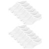 Geyoga 6 paia di calzini infradito con punta divisa in cotone Tabi calzini taglio basso No Show stile giapponese elastico corto sandalo calzino per le donne, bianco, taglia unica
