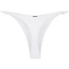 RELLECIGA - Slip bikini perizoma regolabile sgambato da donna | Bottoni laterali regolabili, retro a T, vita bassa, gamba alta, fodera completa, pantaloni da bagno a copertura minima