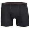 con-ta Pantaloni termici corti, con fodera, boxer da uomo, biancheria intima termica calda con cotone naturale, abbigliamento da uomo, taglia 5/M - 10/4XL, Nero Mezcla, L