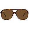 Ray-Ban 0RB2198-902/57-60, Occhiali Uomo, Havana, Taglia Unica