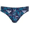 Emporio Armani Men's all Over Logo Low Brief Slip da Bagno Uomo (Pacco da 1)