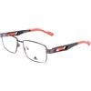 adidas SPORT SP5036 Occhiali, Shiny Gunmetal, 54/16/145 da uomo, Gunmetal Shiny