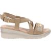Valleverde Sandalo Donna 55561 in Pelle Silver o Blu modello casual. Una calzatura comoda adatta per tutte le Occasioni. Primavera Estate