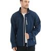 MISEMIYA - Giacca Softshell da Lavoro Invernale Softshell Professionale da Uomo. RIF: 6432 - Small, Blu Navy