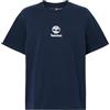 Timberland Print Stack Logo Short Navy, Maglietta Uomo