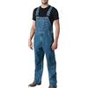 Liberty Walls - Tuta da uomo Stonewashed Denim Bib, 42 W/32 L, Denim slavato, 42W / 32L