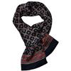 UK_Stone Sciarpa da uomo in 100% pura seta, motivo cachemire a pois, stile vintage, doppio strato, da uomo, Taglia unica
