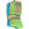 GoWith 4-5 paia di calzini unisex in 97% cotone naturale, comodi, accoglienti, traspiranti, senza cuciture, calzini casual per uomini e donne