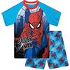 Marvel Pigiama Spiderman Ragazzi | Pigiama Corto Ragazzi Spider-Man | Taglie da 2 a 12 Anni | Merchandising Ufficiale Spiderman