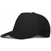 Zylioo Berretto da baseball XXL XL Oversize, berretto snapback a 5 pannelli ad alto profilo, cappellino con rete tagliata al laser per teste grandi, nero, XL/XXL